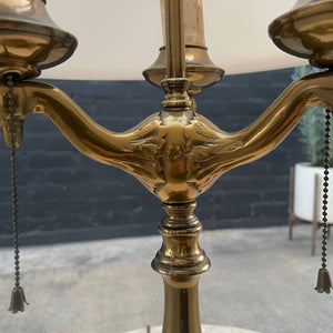 Vintage Brass Candelabra Style Table Lamp , c.1960’s