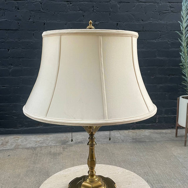 Vintage Brass Candelabra Style Table Lamp , c.1960’s