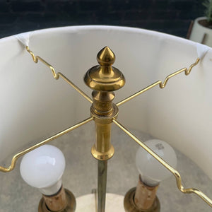 Vintage Brass Candelabra Style Table Lamp , c.1960’s