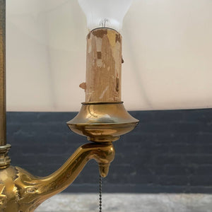 Vintage Brass Candelabra Style Table Lamp , c.1960’s