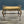 English Style Gilt Wood & Leather Bench with Cabriole Legs