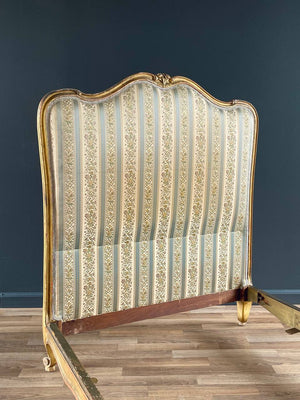 Italian Antique Hand Carved Twin-Size Bed Frame, c.1920’s