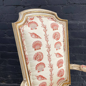 Pair of French Antique Louis XVI Carved Arm Chairs, c.1960’s