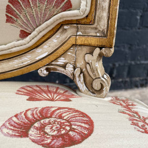 Pair of French Antique Louis XVI Carved Arm Chairs, c.1960’s