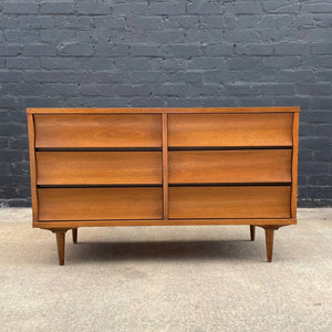 Vintage Mid-Century Modern 6-Drawer Dresser, c.1960’s