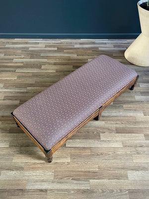 Vintage Country French Ottoman Bench, c.1950’s