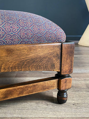Vintage Country French Ottoman Bench, c.1950’s