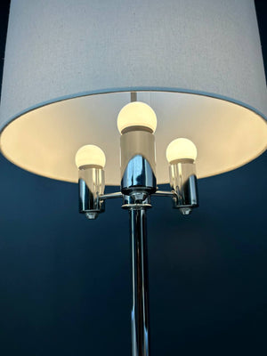 Mid-Century Modern Chrome Table Lamp, c.1960’s