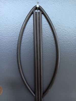 Pair of Mid-Century Modern Iron & Brass Candle Wall Sconces, c.1960’s