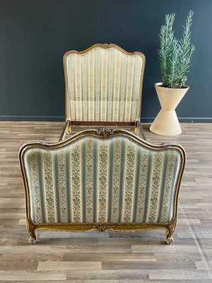 Italian Antique Hand Carved Twin-Size Bed Frame, c.1920’s