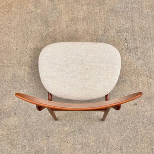 Set of 4 Vintage Mid-Century Danish Modern Teak & Boucle Dining Chairs, c.1960’s