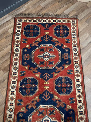 Vintage Persian Oriental Handmade Wool Carpet Rug, c.1960’s