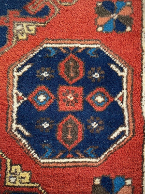 Vintage Persian Oriental Handmade Wool Carpet Rug, c.1960’s