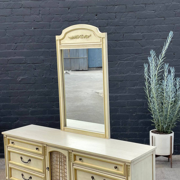 Vintage French Provincial Style 9-Drawer Dresser by Stanley, c.1960’s