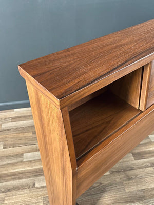 Mid-Century Modern Walnut Full-Size Bed Frame, c.1960’s