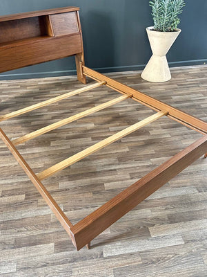 Mid-Century Modern Walnut Full-Size Bed Frame, c.1960’s
