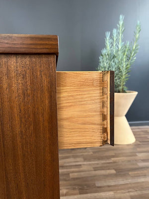 Mid-Century Modern 9-Drawer Walnut Dresser, c.1960’s