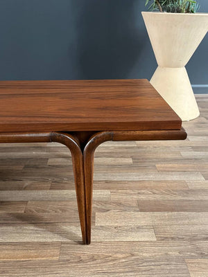 Mid-Century Modern Sculpted Walnut Coffee Table, c.1960’s