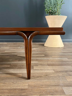 Mid-Century Modern Sculpted Walnut Coffee Table, c.1960’s