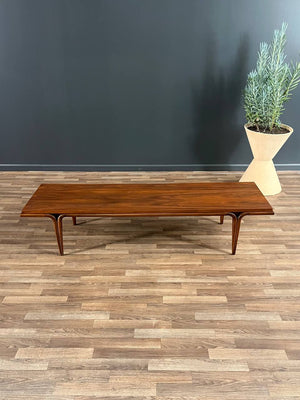 Mid-Century Modern Sculpted Walnut Coffee Table, c.1960’s