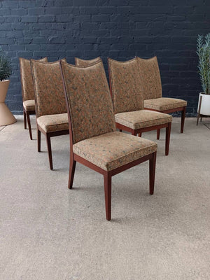 Set of 6 Mid-Century Modern Walnut Dining Chairs by John Kapel, c.1960’s