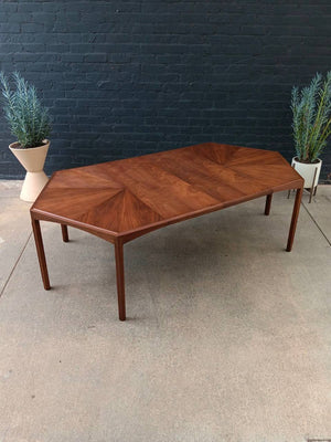 Expanding Mid-Century Modern Walnut Dining Table by John Kapel, c.1960’s