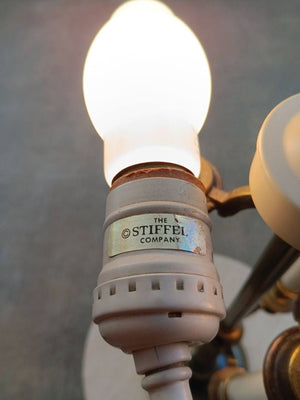 Hollywood Regency Brass Table Lamp by Stiffel, c.1970’s