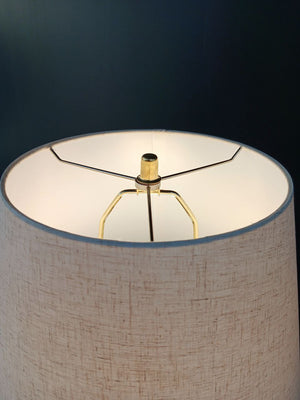 Mid-Century Modern Blue Glazed Ceramic Table Lamp, c.1960’s