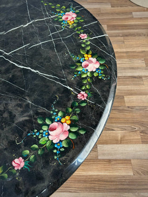 Arturo Pani Painted Onyx & Brass Coffee Table for Guy Muller, c.1970’s