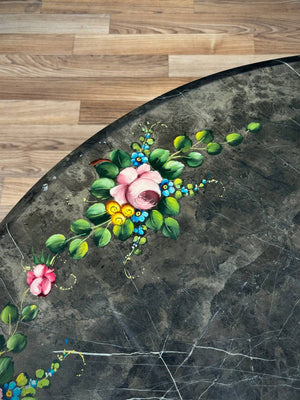 Arturo Pani Painted Onyx & Brass Coffee Table for Guy Muller, c.1970’s