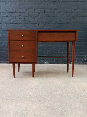 Mid-Century Modern Walnut Writing Desk by Harmony House, c.1960’s