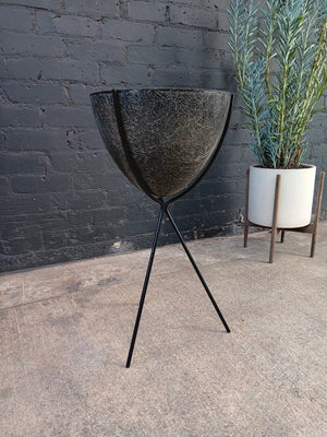 Mid-Century Modern Floating Fiberglass Tripod Planter by Kimball Corp, c.1960’s