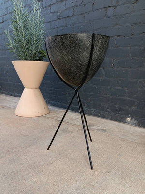 Mid-Century Modern Floating Fiberglass Tripod Planter by Kimball Corp, c.1960’s