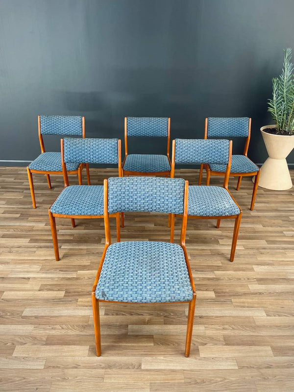 Set of 6 Mid-Century Danish Modern Teak Dining Chairs, c.1960’s