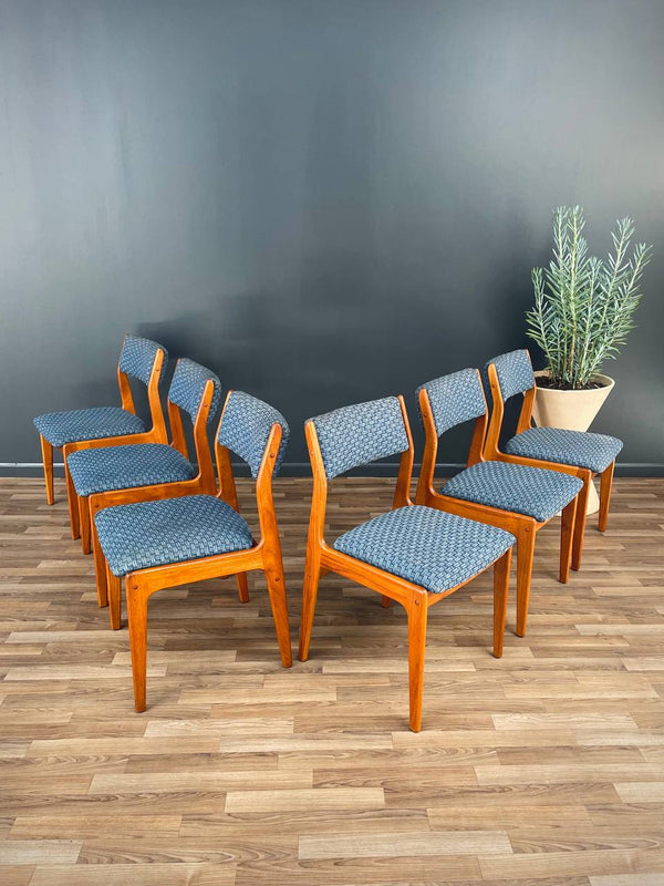 Set of 6 Mid-Century Danish Modern Teak Dining Chairs, c.1960’s