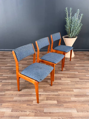 Set of 6 Mid-Century Danish Modern Teak Dining Chairs, c.1960’s