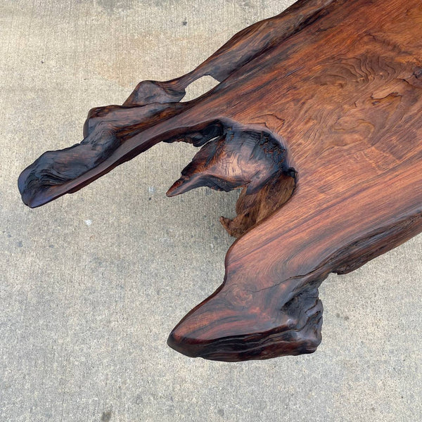 Vintage Mid-Century Modern Live Edge Coffee Table, c.1980’s