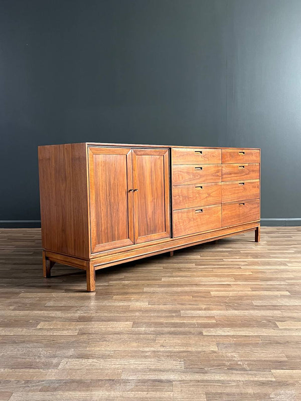 Mid-Century Modern 11-Drawer Walnut Dresser, c.1960’s