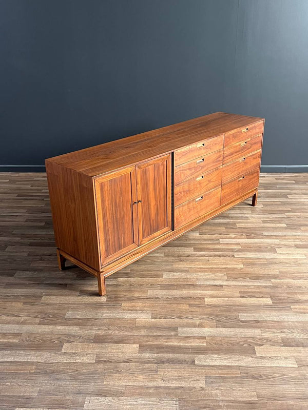 Mid-Century Modern 11-Drawer Walnut Dresser, c.1960’s