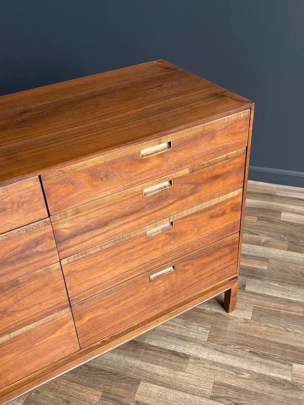 Mid-Century Modern 11-Drawer Walnut Dresser, c.1960’s