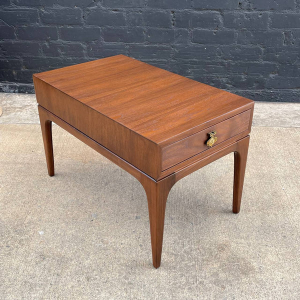 Vintage Mid-Century Modern Walnut Side Table, c.1960’s