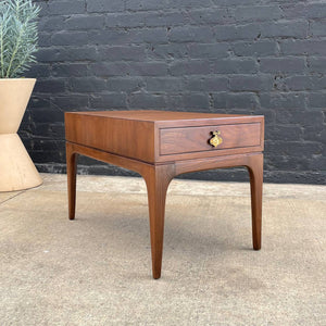 Vintage Mid-Century Modern Walnut Side Table, c.1960’s