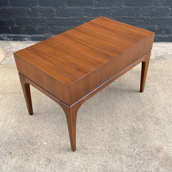 Vintage Mid-Century Modern Walnut Side Table, c.1960’s