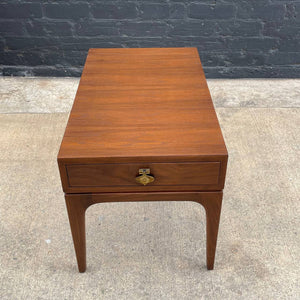 Vintage Mid-Century Modern Walnut Side Table, c.1960’s