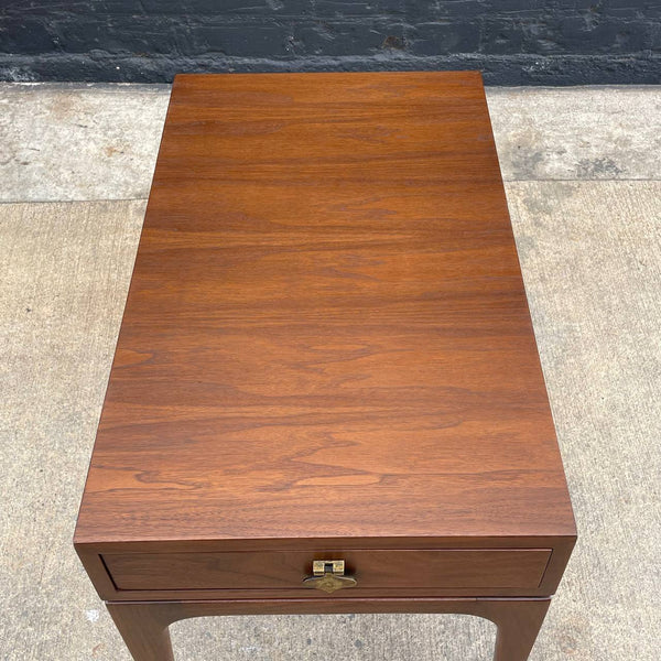 Vintage Mid-Century Modern Walnut Side Table, c.1960’s