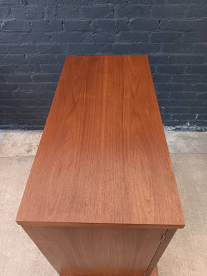 Mid-Century Modern Walnut & Burl Wood Highboy Dresser, c.1960’s