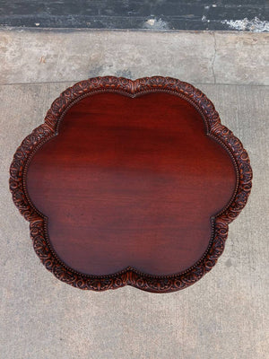 Pair of Federal Style Mahogany Tripod End Tables, c.1950’s