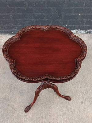 Pair of Federal Style Mahogany Tripod End Tables, c.1950’s