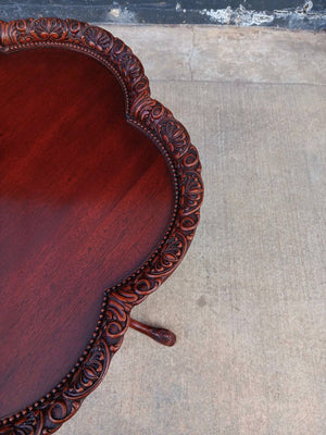 Pair of Federal Style Mahogany Tripod End Tables, c.1950’s