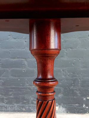 Pair of Federal Style Mahogany Tripod End Tables, c.1950’s